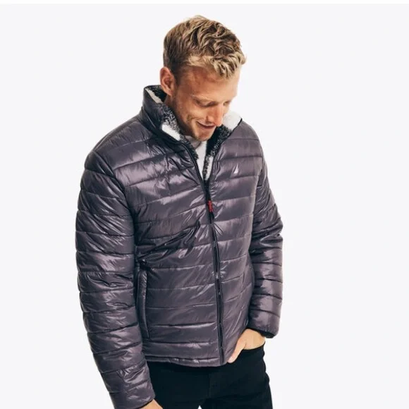 Nautica charcoal jacket best sale